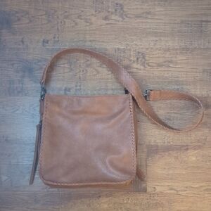 Antik Kraft Brown Leather Shoulder Bag